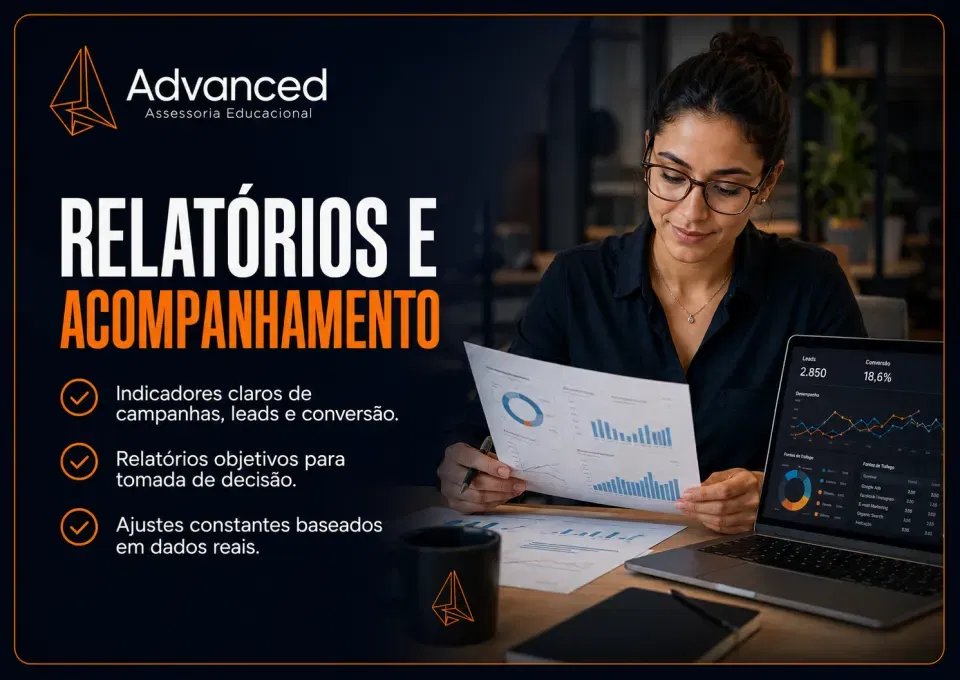 Card Relatórios e Acompanhamento — Advanced