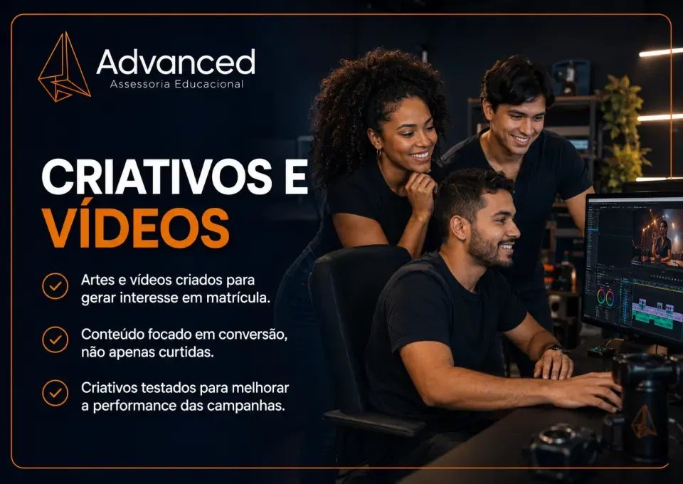 Card Criativos e Vídeos — Advanced